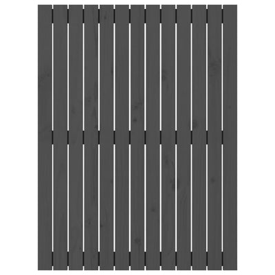 Harmaa sängynpääty seinälle Virvora 82,5x3x110cm (mänty)