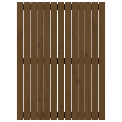 Hunajanruskea sängynpääty seinälle Virvora 82,5x3x110cm (mänty)