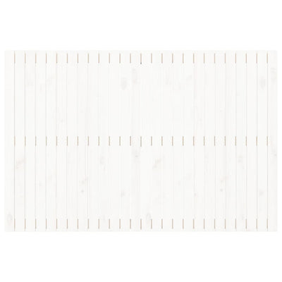 Sängynpääty seinälle valkoinen 166x3x110 cm täysi mänty
