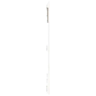 Sängynpääty seinälle valkoinen 166x3x110 cm täysi mänty
