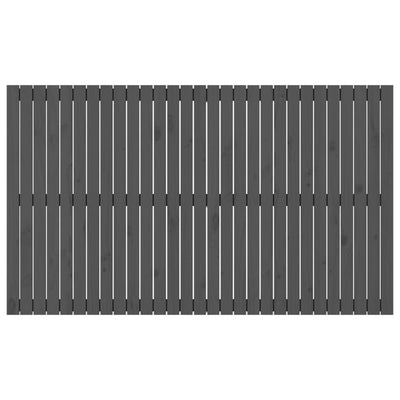 Harmaa sängynpääty seinälle Virvora 185x3x110cm (mänty)