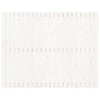 Valkoinen sängynpääty seinälle Virvora 140x3x110cm (mänty)