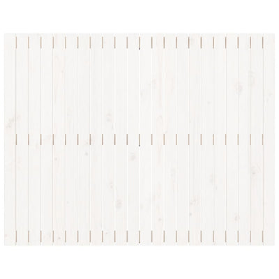 Valkoinen sängynpääty seinälle Virvora 140x3x110cm (mänty)