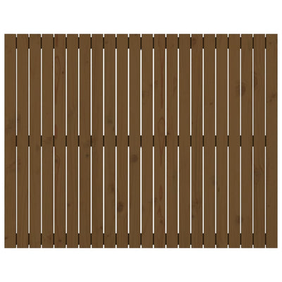 Hunajanruskea sängynpääty seinälle Virvora 140x3x110cm (mänty)