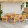 Ruskea puutarhan ruokatuolit Ervanie 59x62.5x89cm (6 pcs)