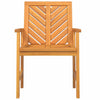 Ruskea puutarhan ruokatuolit Ervanie 59x62.5x89cm (6 pcs)