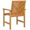 Ruskea puutarhan ruokatuolit Yun 59x62.5x89cm (8 pcs)