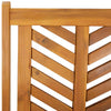 Ruskea nojatuoli Arletta 57x71x90cm (4 pcs puu)