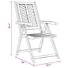 Ruskea nojatuoli Arletta 57x71x90cm (4 pcs puu)