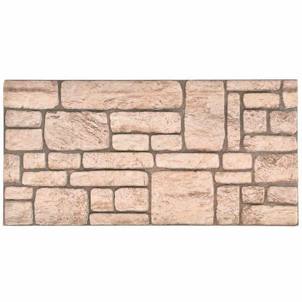 Seinäpaneelit 10 kpl 100 x 50 cm Beige EPS vaahtomuovi