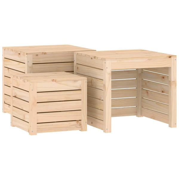 Ulkolaatikkosarja Simi (3-osainen, mänty)