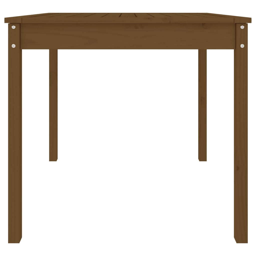 Hunajanruskea puutarhapöytä Kay 82,5x82,5x76cm (mänty)