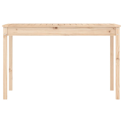 Puutarhapöytä 121x82,5x76 cm täysi mänty