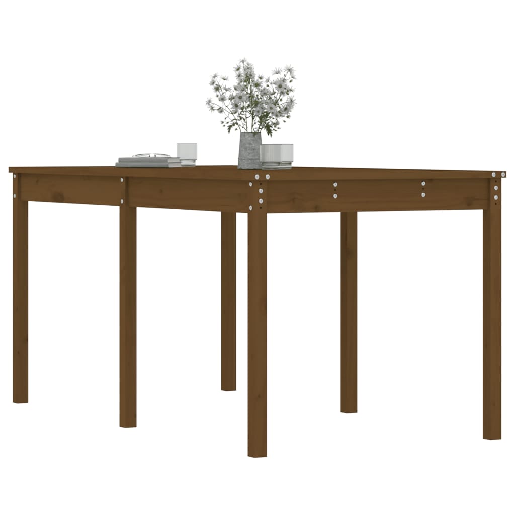 Hunajanruskea puutarhapöytä Kay 159,5x82,5x76cm (mänty)