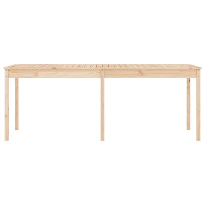 Puutarhapöytä 203,5x100x76 cm täysi mänty
