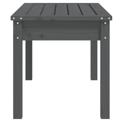 Puutarhapenkki harmaa 80x44x45 cm täysi mänty
