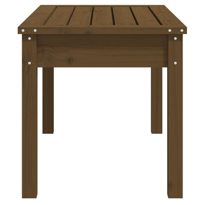 Puutarhapenkki hunajanruskea 80x44x45 cm täysi mänty
