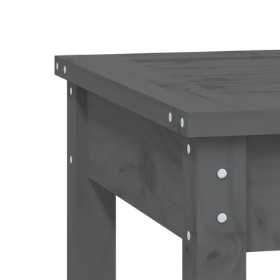 Puutarhapenkki harmaa 109x44x45 cm täysi mänty