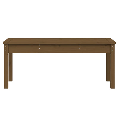 Puutarhapenkki hunajanruskea 109x44x45 cm täysi mänty