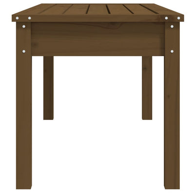 Puutarhapenkki hunajanruskea 109x44x45 cm täysi mänty