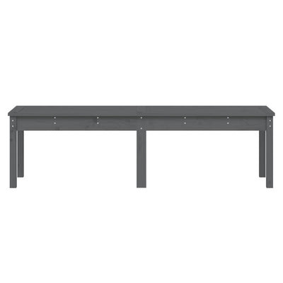 Harmaa puutarhapenkki Sarande 159,5x44x45cm (2-istuttava, mänty)