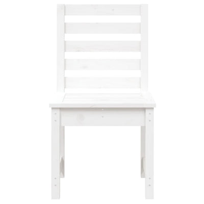 Puutarhatuolit 2 kp valkoinen 50x48x91,5 cm täysi mänty