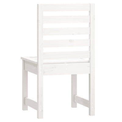 Puutarhatuolit 2 kp valkoinen 50x48x91,5 cm täysi mänty