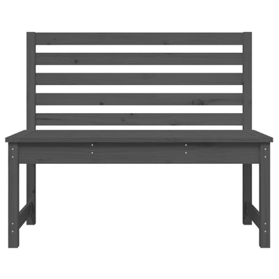 Puutarhapenkki harmaa 109 cm täysi mänty