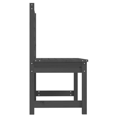 Puutarhapenkki harmaa 109 cm täysi mänty