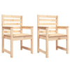Puutarhatuolit 2 kp 60x48x91 cm täysi mänty