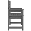 Puutarhatuolit 2 kp harmaa 60x48x91 cm täysi mänty