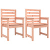 Puutarhatuolit 2 kp 60x48x91 cm täysi douglaskuusi