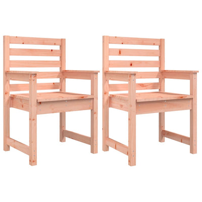 Puutarhatuolit 2 kp 60x48x91 cm täysi douglaskuusi