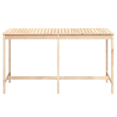 Puutarhapöytä 203,5x90x110 cm täysi mänty