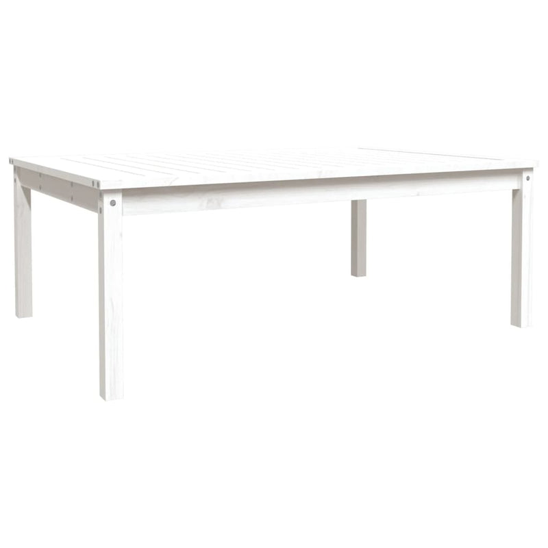 Valkoinen puutarhapöytä Craisor 121,5x82,5x45cm (mänty)