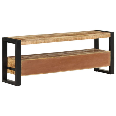 TV-taso 120x30x45 cm täysi mangopuu