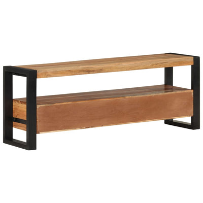 TV-taso 120x30x45 cm täysi akasiapuu