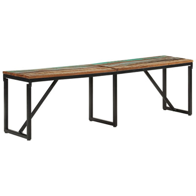 Penkki 160x35x46 cm täysi kierrätetty täyspuu