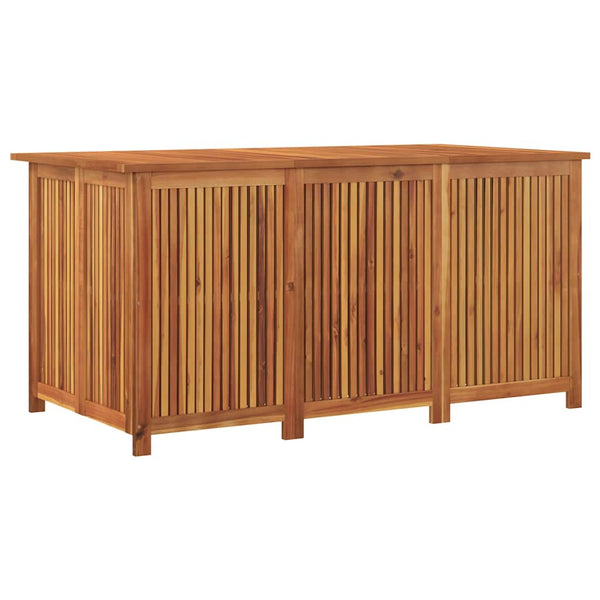 Ulkosäilytyslaatikko 150x80x75 cm täysi akasiapuu