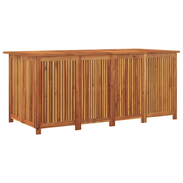 Ulkosäilytyslaatikko 200x80x75 cm täysi akasiapuu