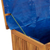 Ulkosäilytyslaatikko pyörillä Slobozeanu 113x50x58cm (akasiapuu)