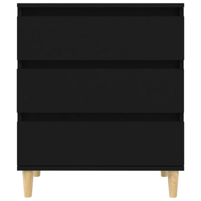 Senkki musta 60x35x70 cm tekninen puu