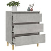 Betoninharmaa senkki Eraan 60x35x70cm (puinen)