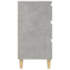 Betoninharmaa senkki Eraan 60x35x70cm (puinen)