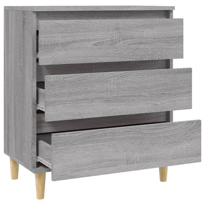 Senkki harmaa Sonoma 60x35x70 cm tekninen puu