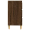Senkki ruskea tammi 60x35x70 cm tekninen puu
