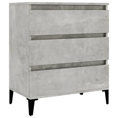 Senkki betoninharmaa 60x35x70 cm tekninen puu