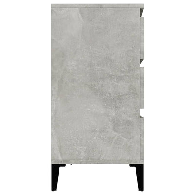 Senkki betoninharmaa 60x35x70 cm tekninen puu