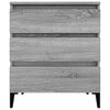 Senkki harmaa Sonoma 60x35x70 cm tekninen puu