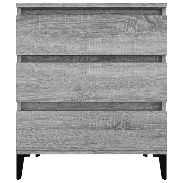 Harmaa senkki Wissam 60x35x70cm (puinen)